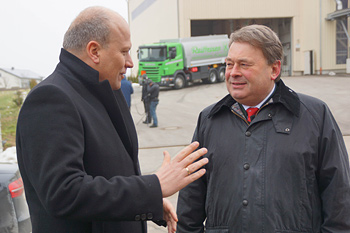 Bgm. Christian Kiendl mit Minister Helmut Brunner