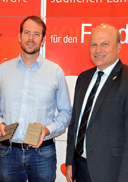 Dr. Günter Modzel mit Bgm. Christiann Kiendl