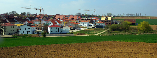 Aktuelles Wohnbaugebiet in Schierling