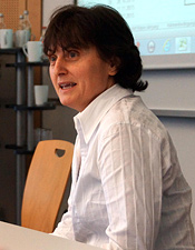 Gerda Rittner beim Vortrag