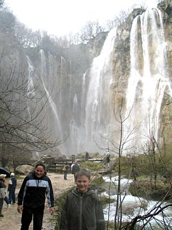 Wasserfall im Plitwitzer Nationalpark