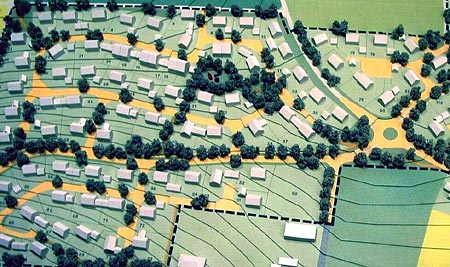 Modell des Wohnbaugebietes Markstein