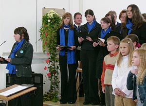 Junge Mitglieder des Kirchenchors