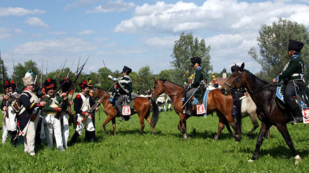 Gefecht Infanterie gegen Kavallerie