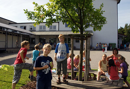Schulhof der Schule Eggmhl