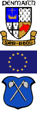 Wappen von Penmarc'h, Europaflagge und Wappen Schierlings